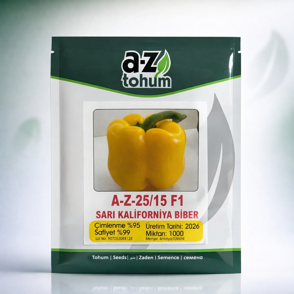 A-Z-25/15 F1 Sarı Kaliforniya Biber