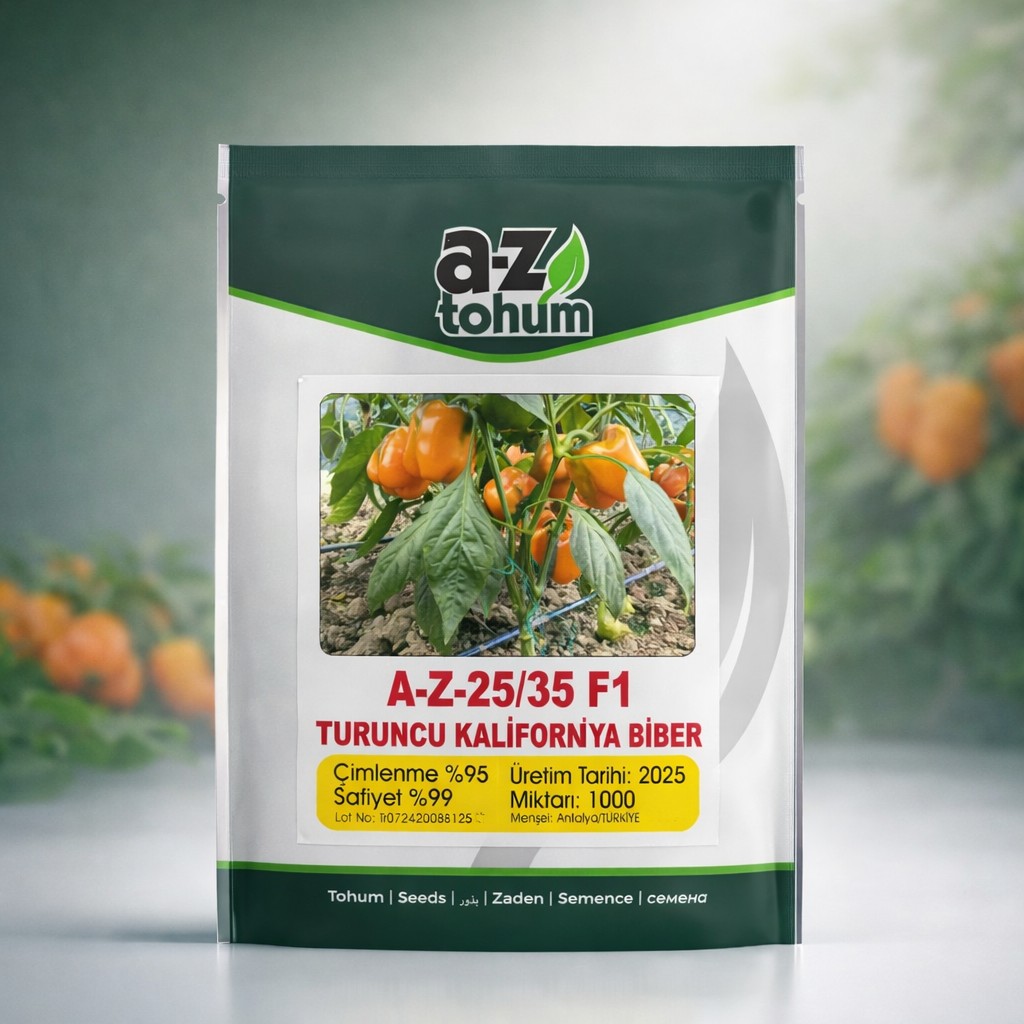 A-Z-25/35 F1 Turuncu Kaliforniya Biber