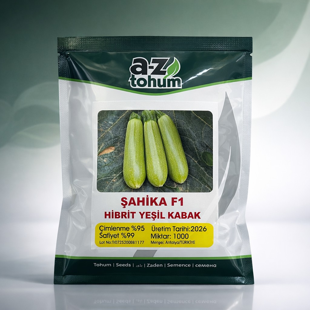 ŞAHİKA F1 Hibrit Yeşil Kabak